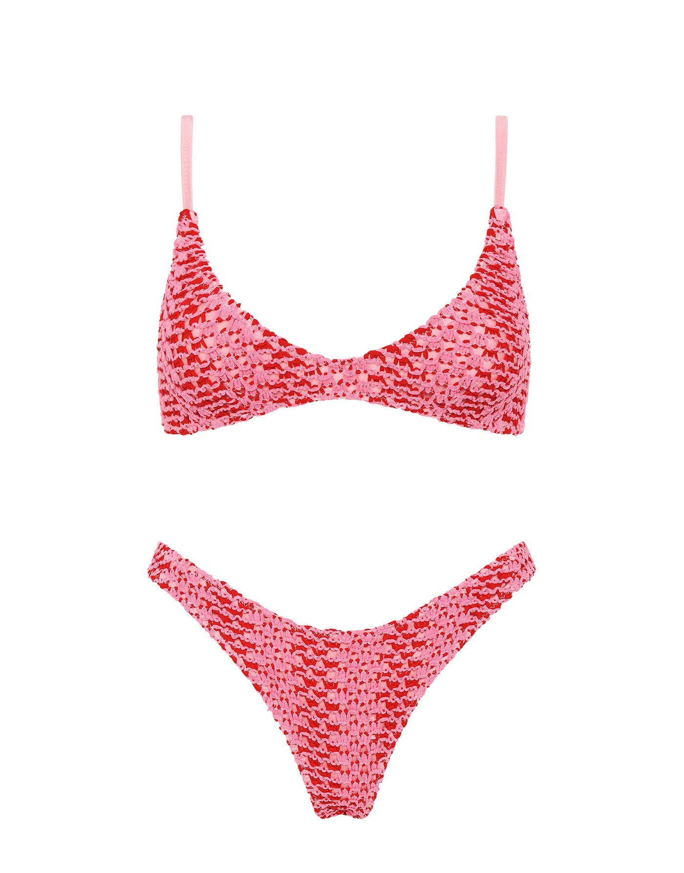 The Maia in ALINA Pink Crochet Scoop