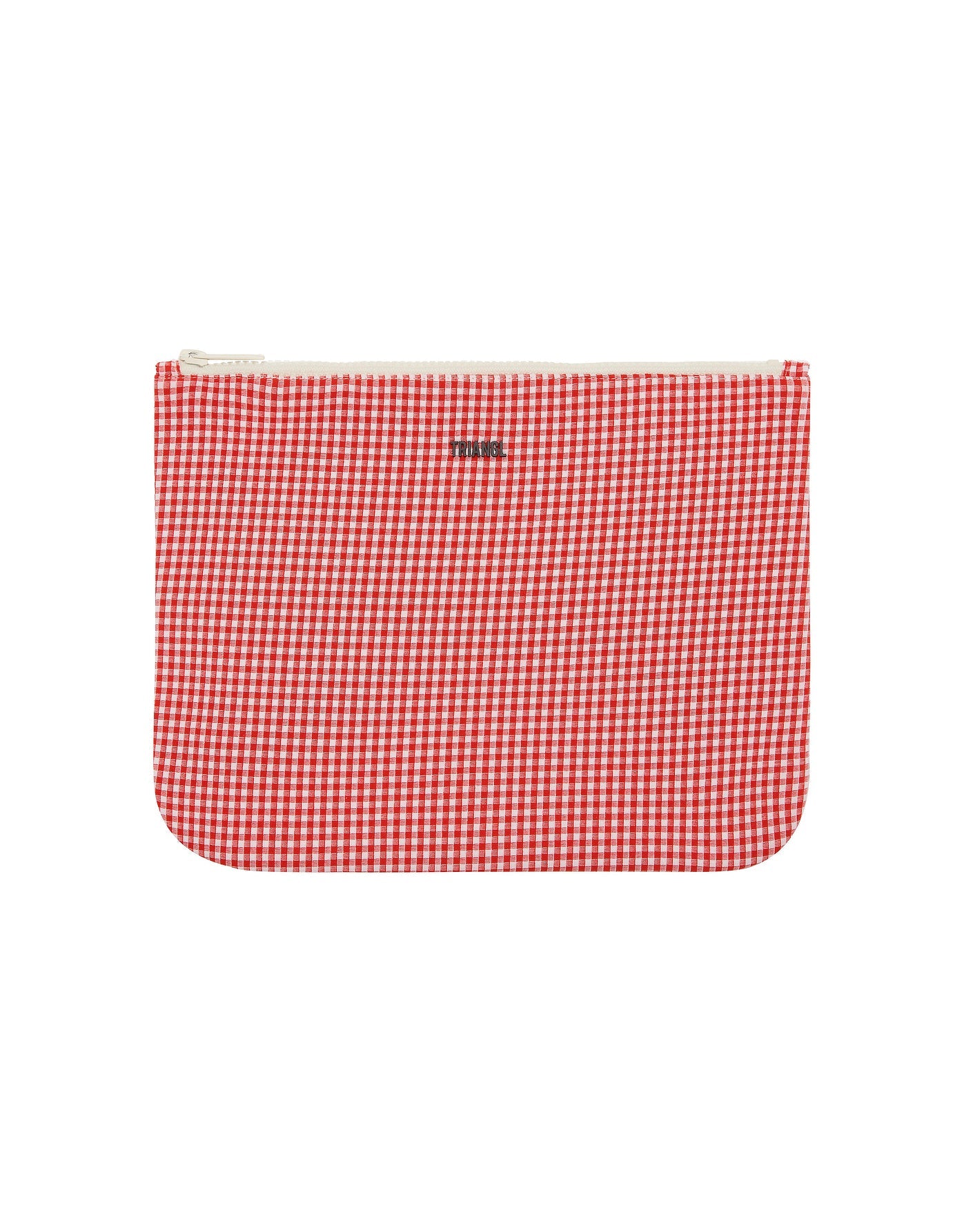 The Vinca in PRON Red Gingham Triangle