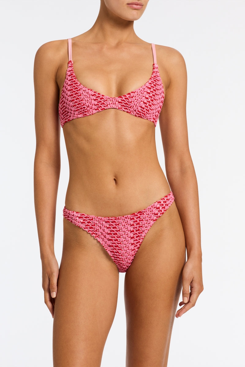 The Maia in ALINA Pink Crochet Scoop