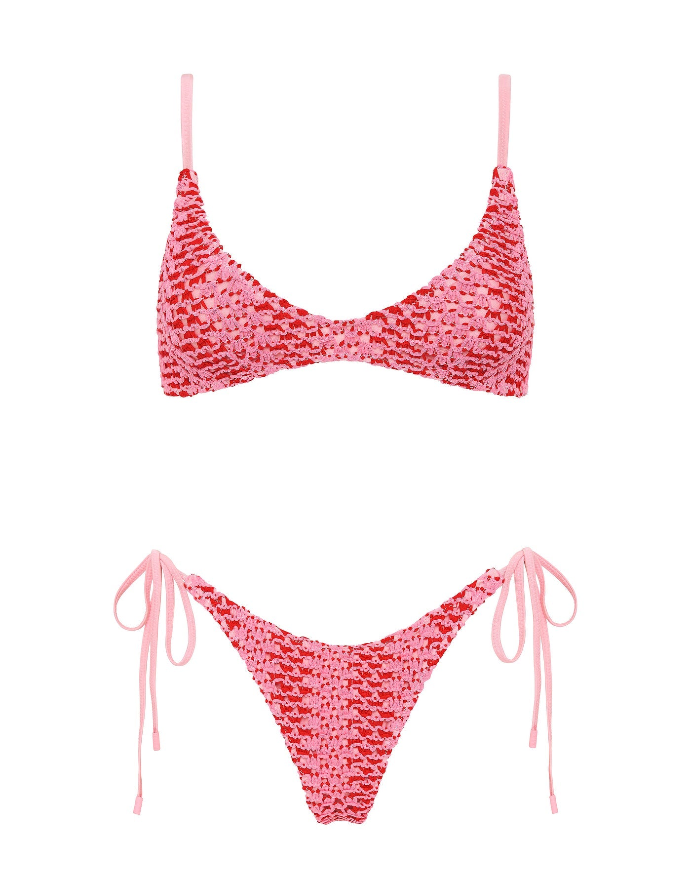 The Maia in ALINA Pink Crochet Scoop