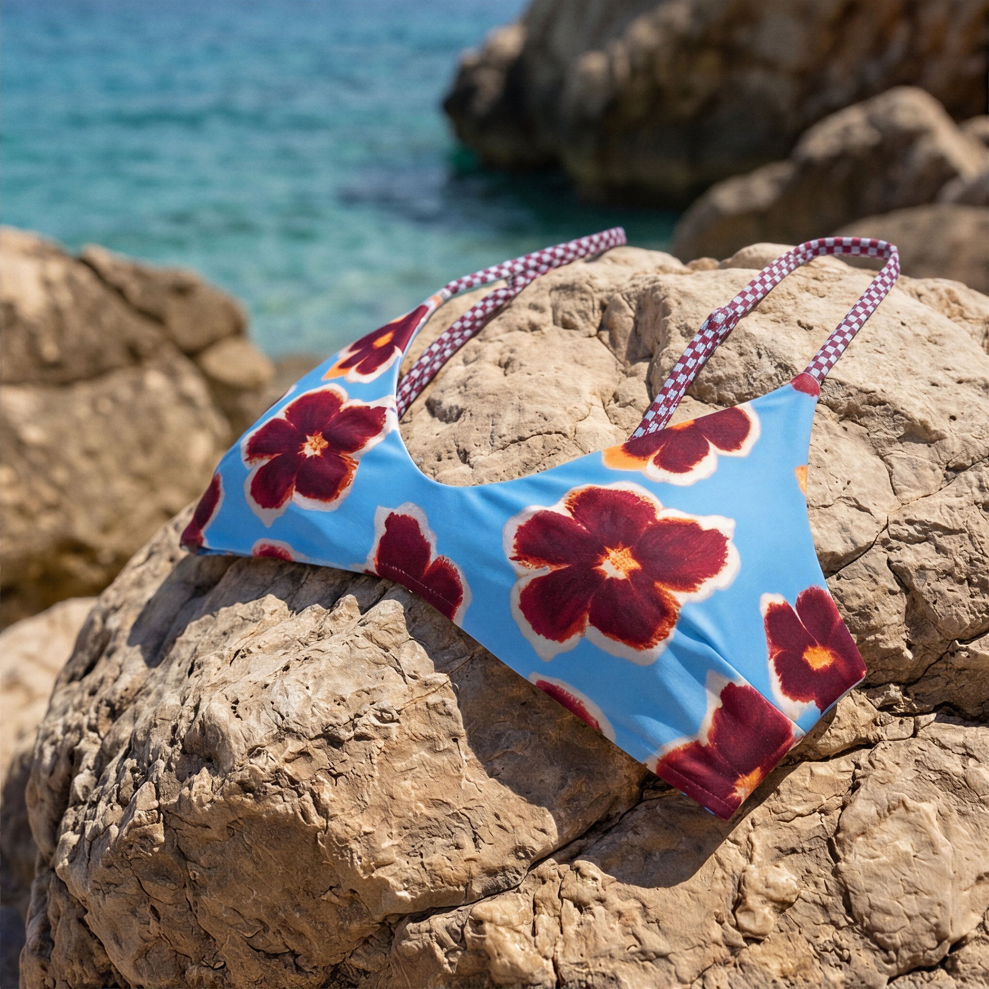 Pansy Plaid bikini set — product photo 2