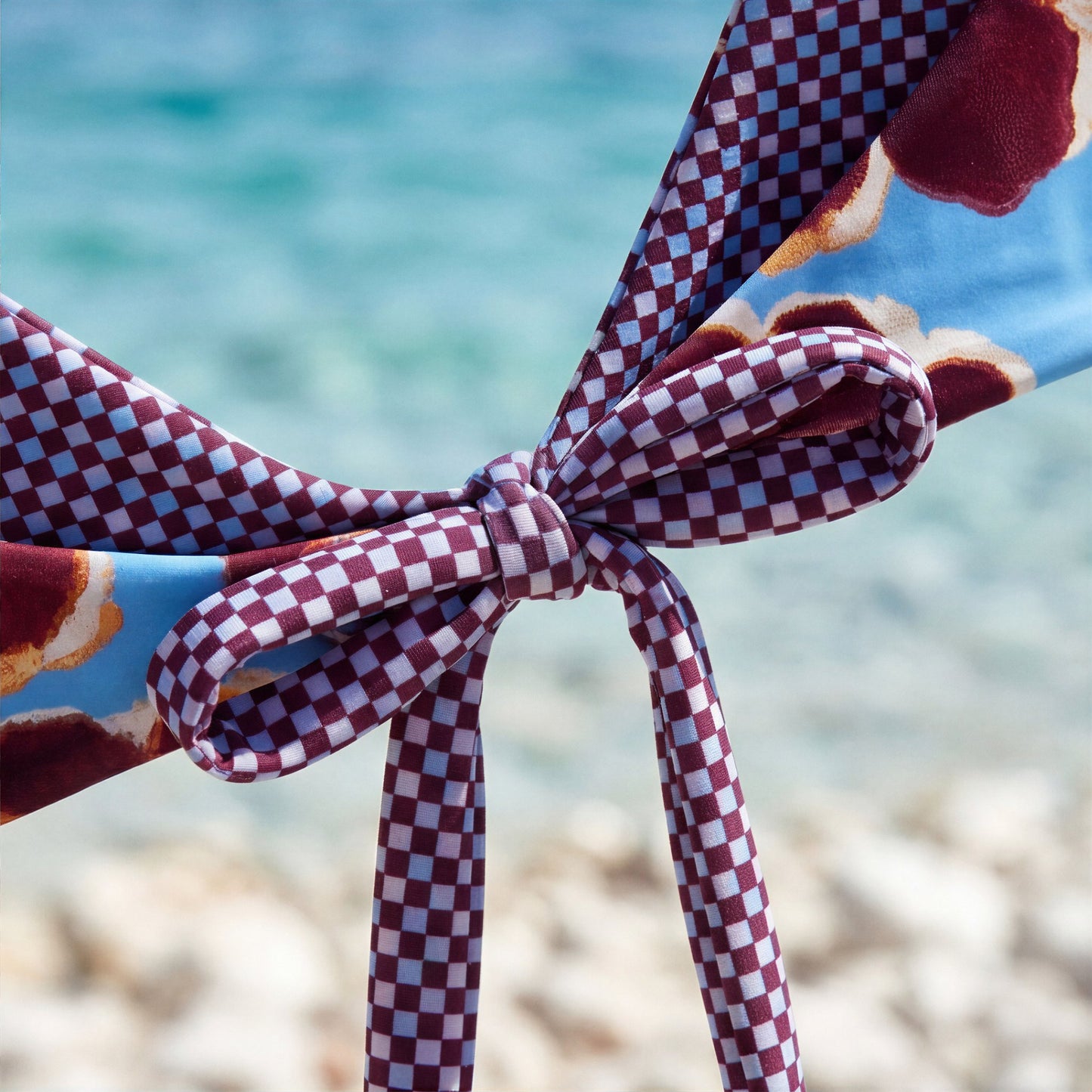 Pansy Plaid bikini set — product photo 4
