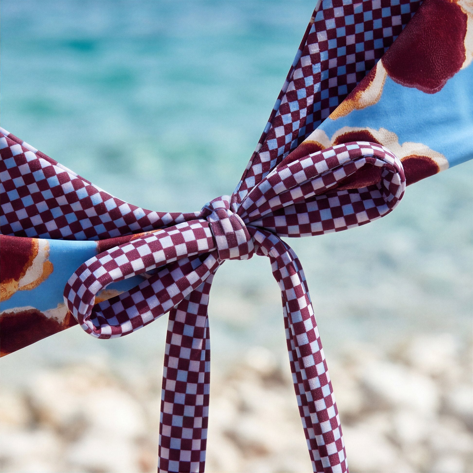 Pansy Plaid bikini set — product photo 4