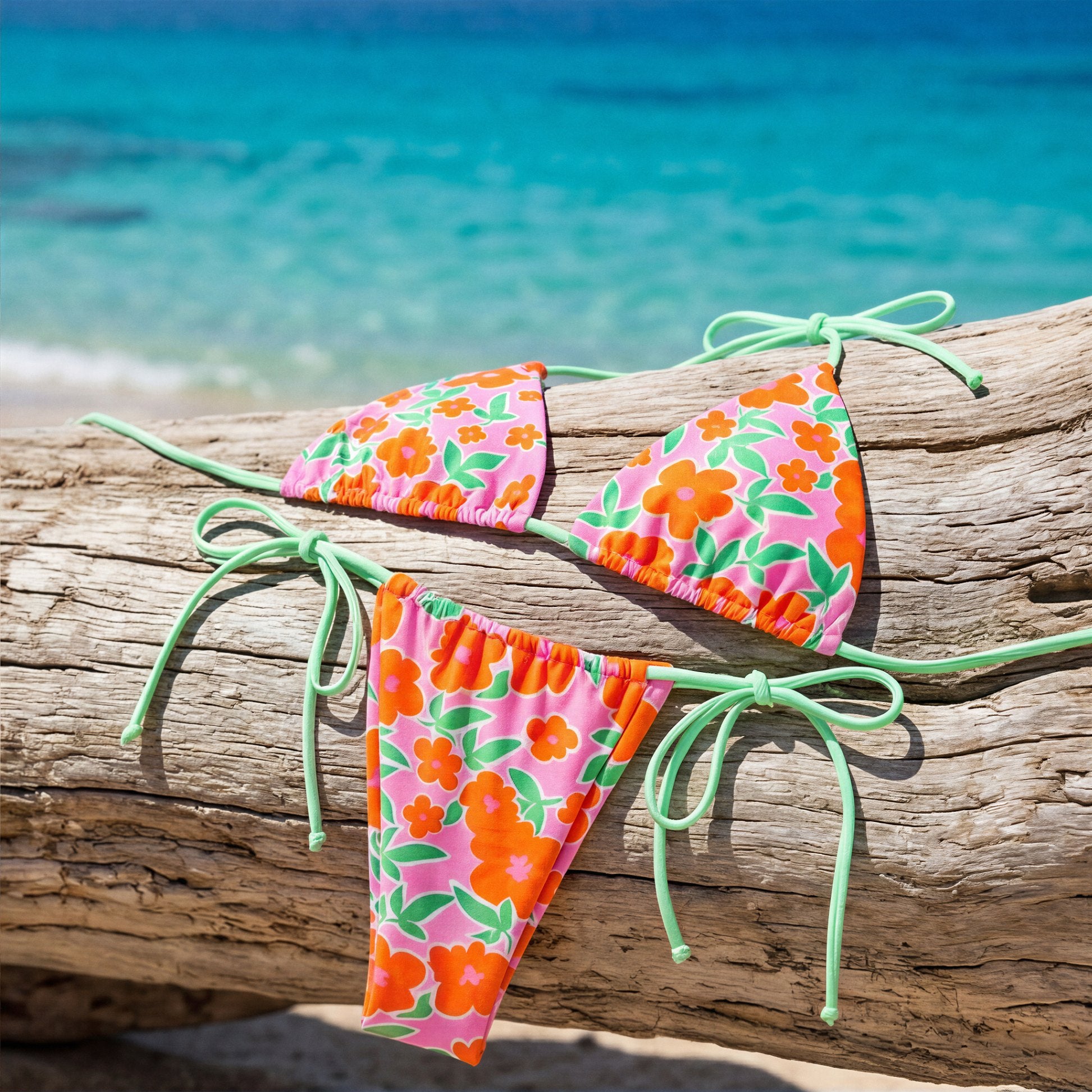 Poppy Mint bikini set — product photo 8